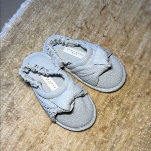 Zara Home Cozy Gray Kids Slippers